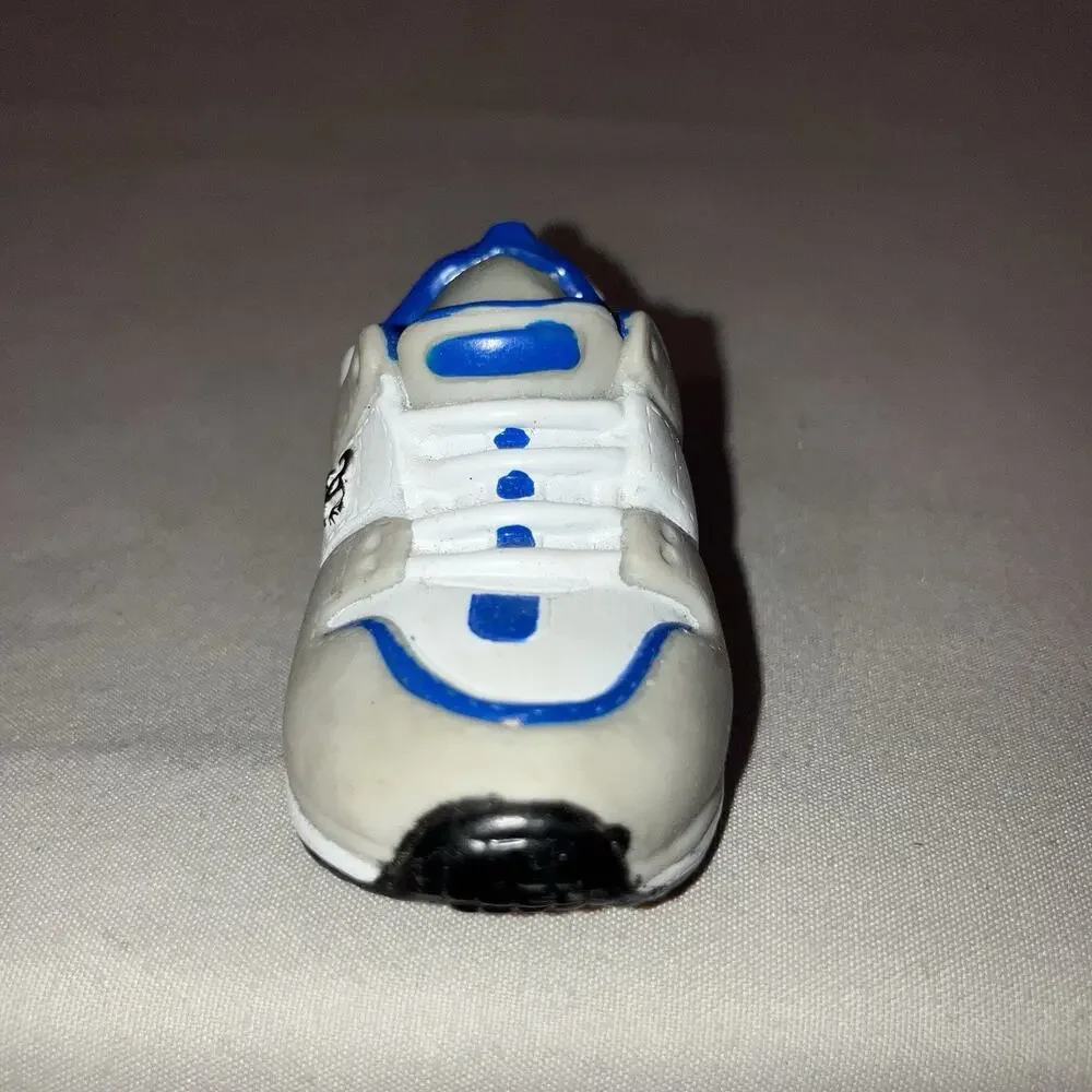 Collectible Miniature Mini DC Shoe Single Only Rare Good Shape Blue White Gray